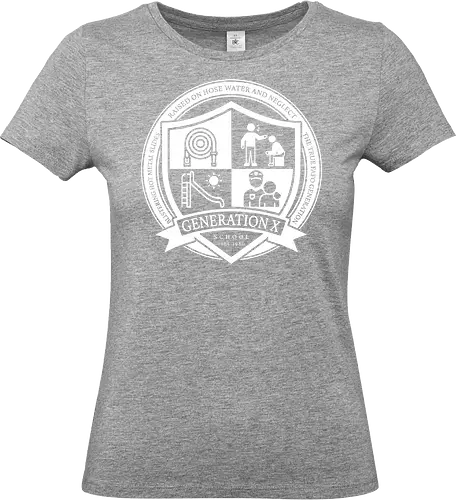 Generation x school - generation x, gen x, 80s, 90s, funny, joke, millenialls, im not old, retro, vintage - Standard T-Shirt (Women)