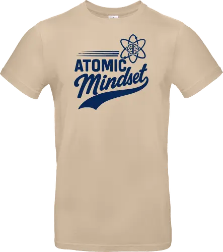 Atomic Mindset Fusion - atomic mindset, science tee, brain atom design, growth mindset art, motivational shirt, entrepreneur gift - Standard T-Shirt