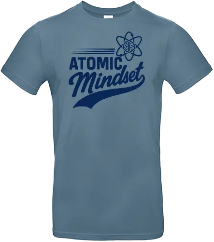 Atomic Mindset Fusion - atomic mindset, science tee, brain atom design, growth mindset art, motivational shirt, entrepreneur gift - Standard T-Shirt
