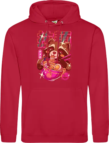 Ramen Waschbär Neon