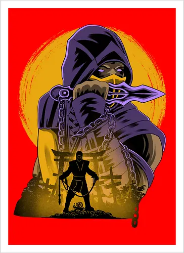 Yellow Ninja Fighter