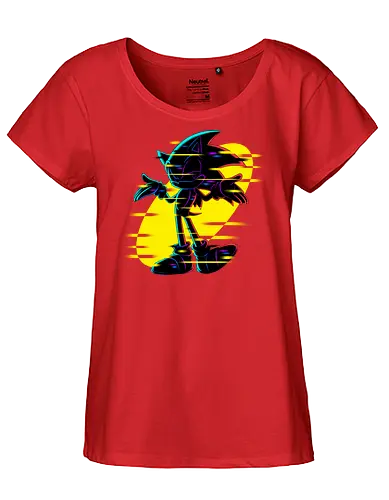 Hedgehog Glitch - Hedgehog, Glitch - Fairtrade Girl Shirt