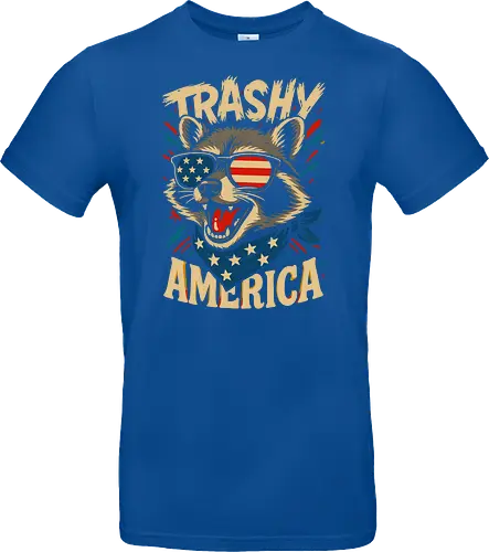Lustiger Trashy America Waschbär