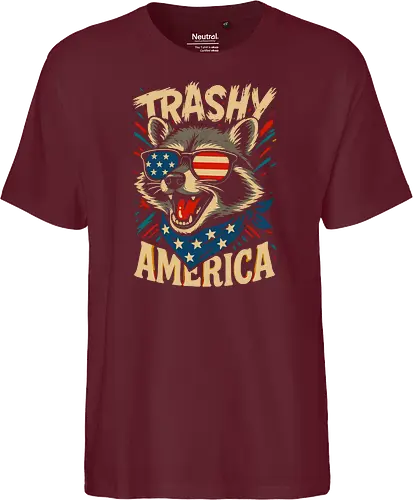 Lustiger Trashy America Waschbär