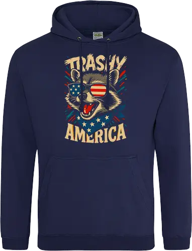 Lustiger Trashy America Waschbär