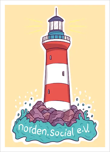 Leuchtturm Rücken