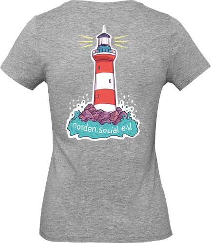 Leuchtturm Rücken - mastodon, leuchtturm, norden - Standard T-Shirt (Women)