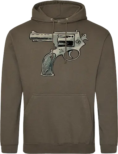 Every gun points at the shooter, too