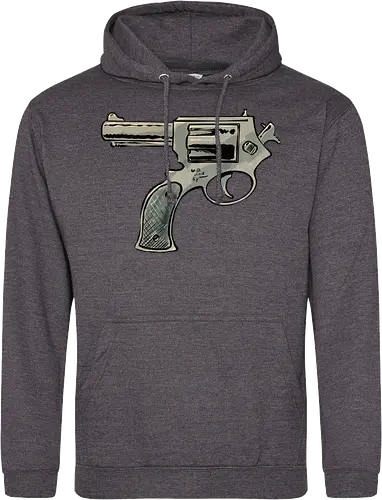 Every gun points at the shooter, too