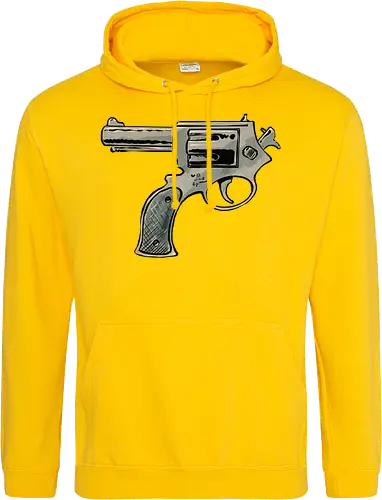 Every gun points at the shooter, too