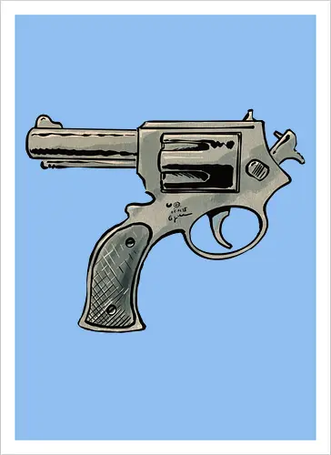 Every gun points at the shooter, too