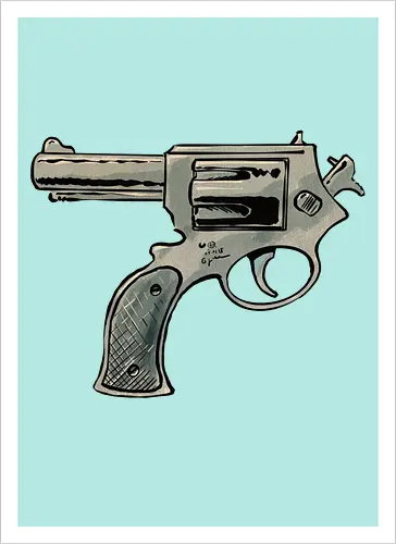 Every gun points at the shooter, too