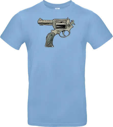 Every gun points at the shooter, too