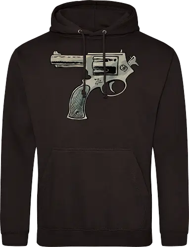 Every gun points at the shooter, too