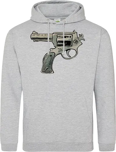 Every gun points at the shooter, too