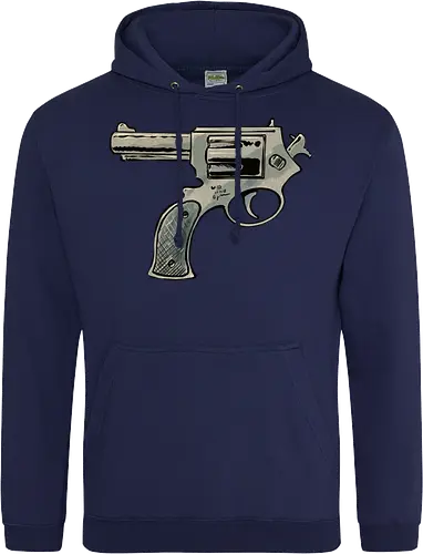 Every gun points at the shooter, too