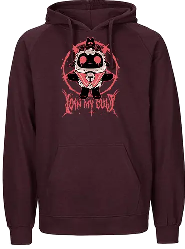 Demon Lamb Lord - Cult, Occultism, Demon, Adventure, Devil, Lord, Leadership, Leader, Dark, Dark Comedy, Dark Humor, Ritual, Pentagram, Metal, Rock, Dark Fantasy, Fantasy, Game, Video Game, Gaming, Indie Game, Indiegame, Demons, Join Me, Join - Fairtrade Hoodie