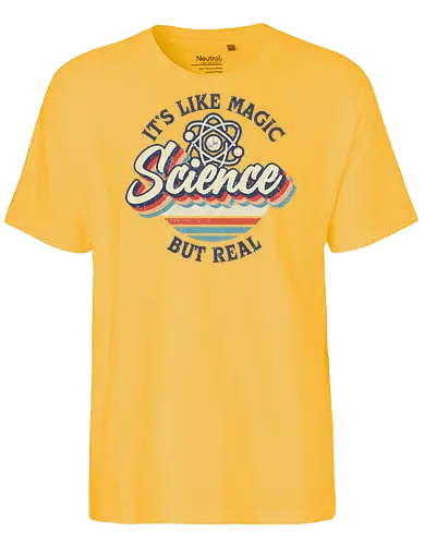 Science Magic Vintage - Science is magic, science, magic, funny, scientific, nerd, geek, physics - Fairtrade T-Shirt