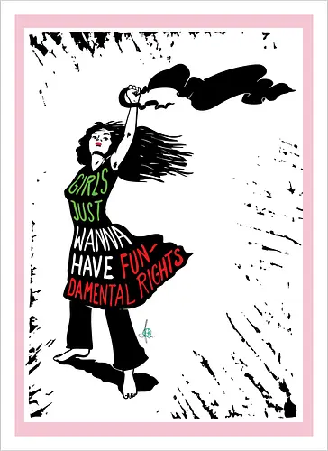 Girls just wanna have fundamental rights - white