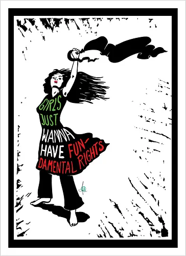 Girls just wanna have fundamental rights - white