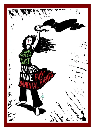 Girls just wanna have fundamental rights - white
