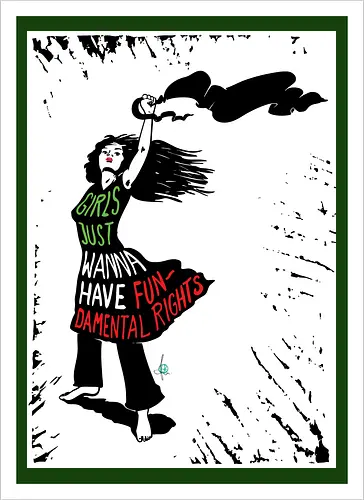 Girls just wanna have fundamental rights - white