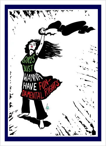 Girls just wanna have fundamental rights - white