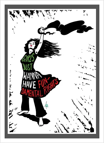 Girls just wanna have fundamental rights - white
