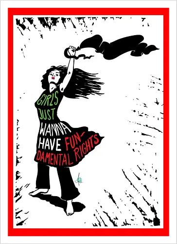Girls just wanna have fundamental rights - white