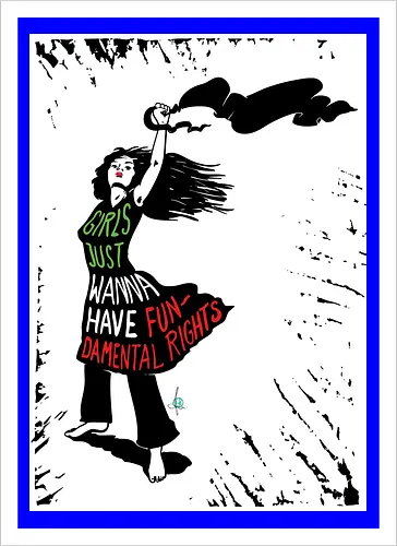 Girls just wanna have fundamental rights - white