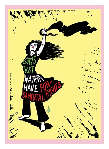 Girls just wanna have fundamental rights - gelb