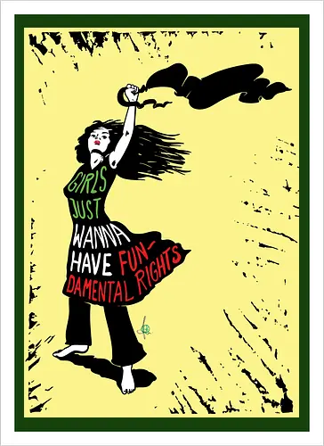 Girls just wanna have fundamental rights - gelb
