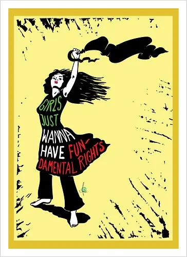 Girls just wanna have fundamental rights - gelb