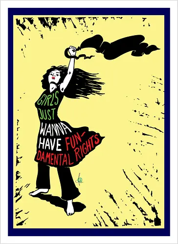Girls just wanna have fundamental rights - gelb