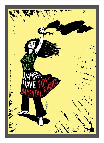 Girls just wanna have fundamental rights - gelb