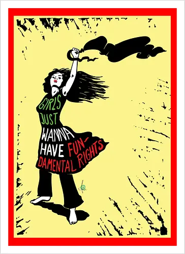 Girls just wanna have fundamental rights - gelb