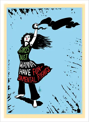 Girls just wanna have fundamental rights - blue