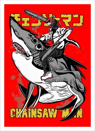 Chainsaw Shark Rider