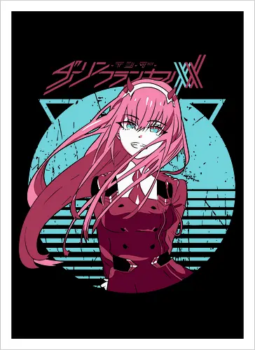 Neon Devil Girl Retro