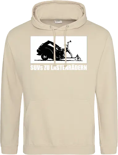 SUVs zu Lastenrädern - Frontaufdruck