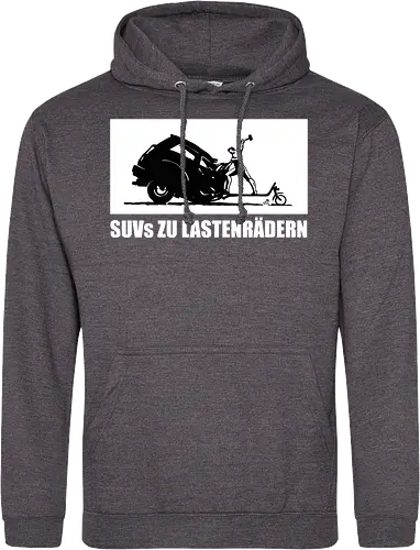 SUVs zu Lastenrädern - Frontaufdruck