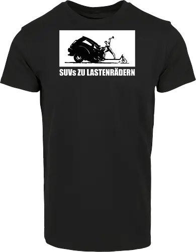 SUVs zu Lastenrädern - Frontaufdruck