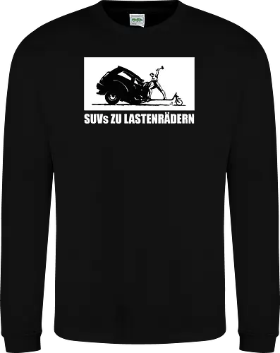 SUVs zu Lastenrädern - Frontaufdruck