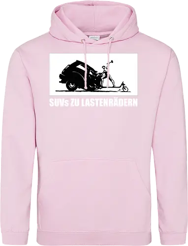 SUVs zu Lastenrädern - Frontaufdruck