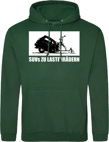 SUVs zu Lastenrädern - Frontaufdruck