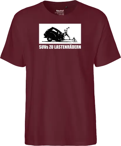 SUVs zu Lastenrädern - Frontaufdruck