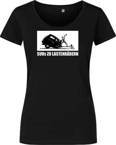 SUVs zu Lastenrädern - Frontaufdruck