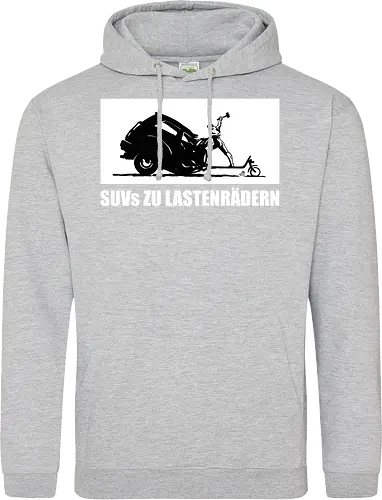 SUVs zu Lastenrädern - Frontaufdruck