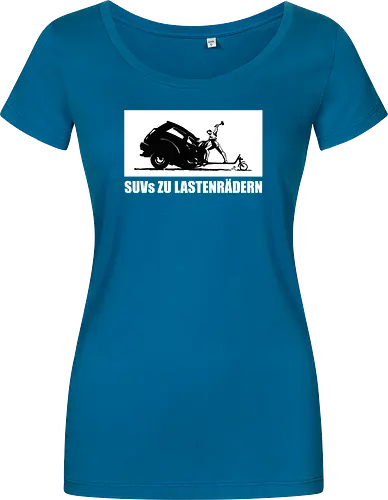 SUVs zu Lastenrädern - Frontaufdruck