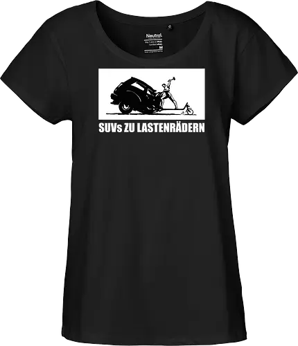 SUVs zu Lastenrädern - Frontaufdruck